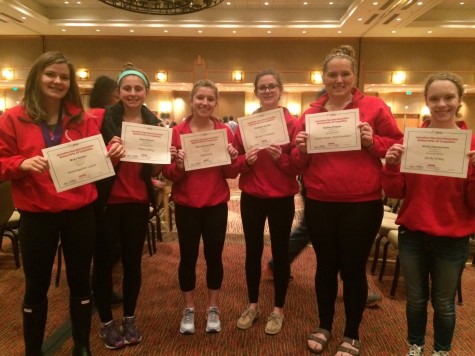 Six of eight Homestead students at the 2015 Denver Convention won awards in the Write-off competition.  Adviser is Rachel Rauch.